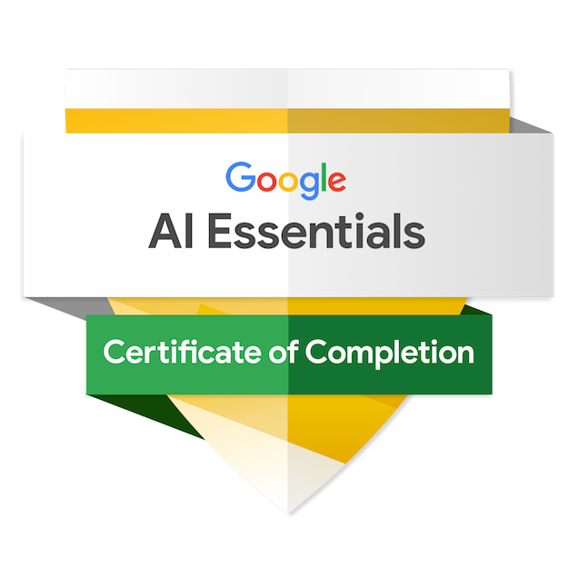 Google AI Essentials Zertifikat Edgar D. Herren