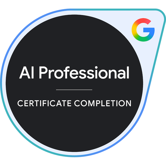 Google AI Professional Certificate Edgar D. Herren